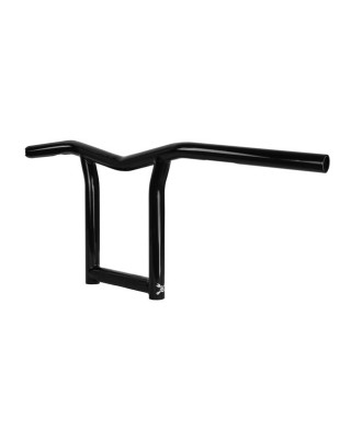 Burly, The Sid 1" handlebar 10" high. Black 82-21 H-D mech. & e-throttle (excl. 88-11 Springers) with 1" I.D. risers