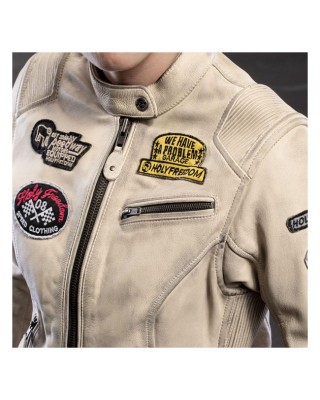 Holy Freedom Problem leather jacket off white