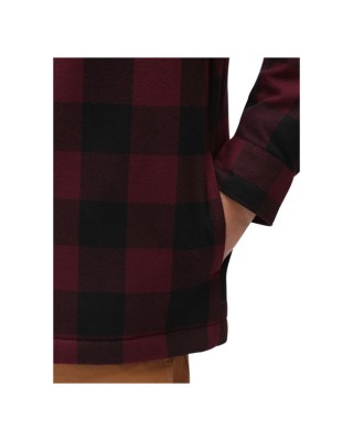 Dickies Sherpa Lined sacramento shirt maroon