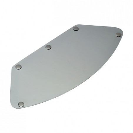 Biltwell Gringo blast shield, chrome mirror