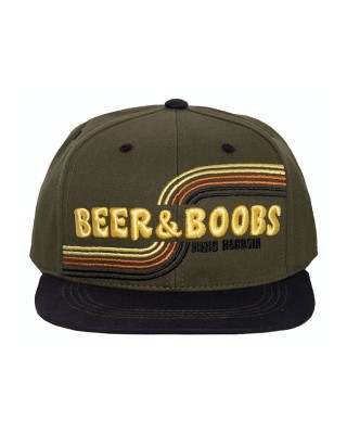 king kerosin - Casquette Beer & Boobs 3D - Vert & noir - KING KEROSIN