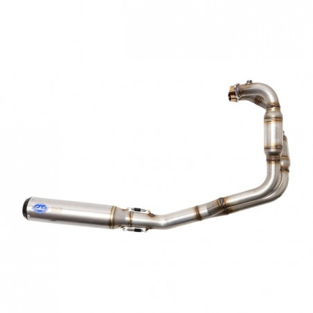 S&S, Race 2:1 Low exhaust system. Stainless