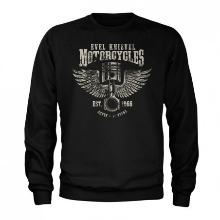 Evel Knievel Motorcycles sweatshirt black