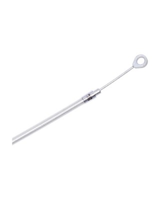 MCS, clutch cable 74" (188cm). Chrome 06-21 Big Twin clutch (excl. 08-16 & 2021 Touring & all with hydr. master cyl.)
