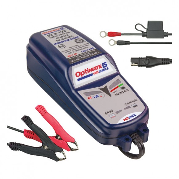 Tecmate OptiMATE 5, Volt Matic 6/12V battery charger Universal