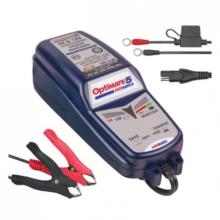 Tecmate OptiMATE 5, Volt Matic 6/12V battery charger Universal