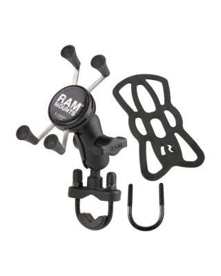 RAM Mounts, X-Grip Phone mount w/U-Bolt base. Small phones