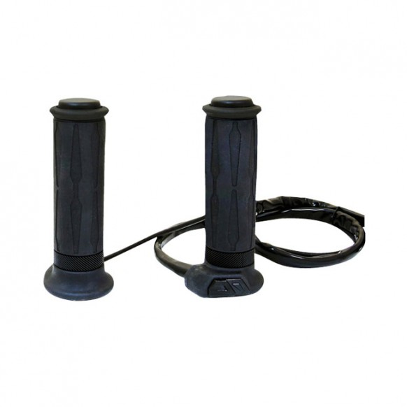 KOSO, HG13 heated grips. 120mm grip length. Black For 7/8" handlebars