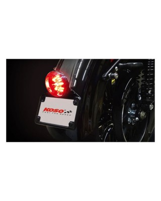 KOSO, 'Solar' LED taillight. Red lens Universal