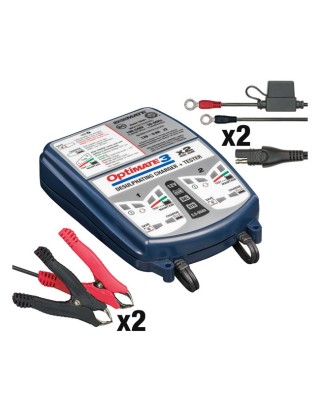 Tecmate OptiMATE 3 x 2 12V battery charger Universal