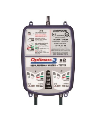 Tecmate OptiMATE 3 x 2 12V battery charger Universal