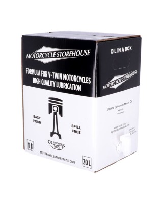 MCS, 20W50 (Mineral) motor oil. 20 liter box 84-22 B.T. 86-22 XL/XR
