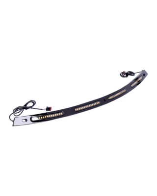 Custom Dynamics, sequential windshield trim. Black 14-21 Touring with Batwing fairing