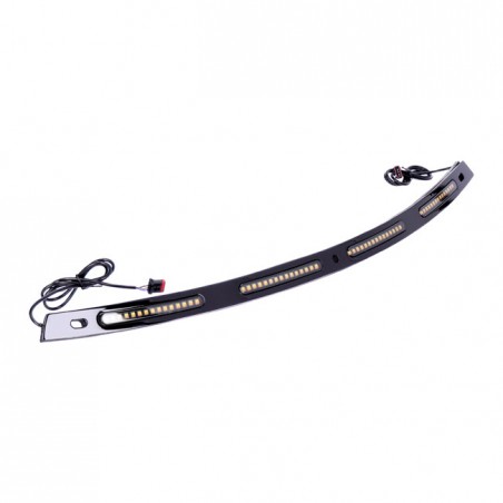 Custom Dynamics, sequential windshield trim. Black 14-21 Touring with Batwing fairing