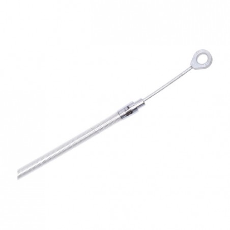 MCS, clutch cable 70" (178cm). Chrome 06-21 Big Twin clutch (excl. 08-16 & 2021 Touring & all with hydr. master cyl.)
