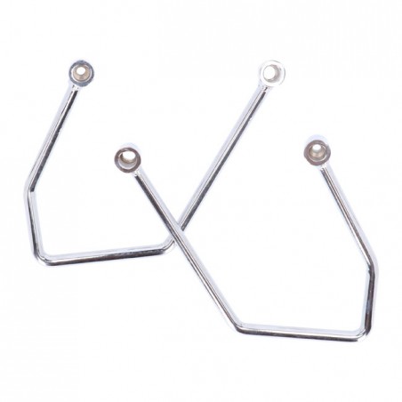 Highway Hawk, saddlebag support kit. Chrome