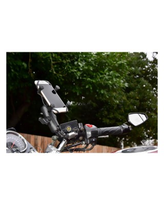RAM Mounts, X-Grip phone mount w/U-Bolt base. Small phone