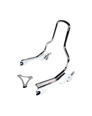 Sissy bar kit 8.5" upright black 18-19 FLDE, FLHC/S, FLSL, FXBB