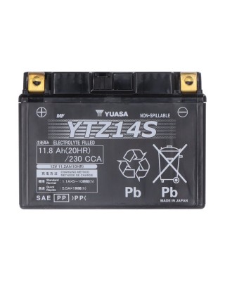 Yuasa, High performance AGM battery, YTZ14S