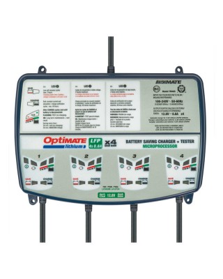 Tecmate OptiMATE, Lithium 4s 0.8A 4-bank Universal