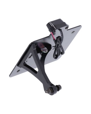 Cult-Werk, side mount license plate bracket, black. CH 21-22 Sportster S