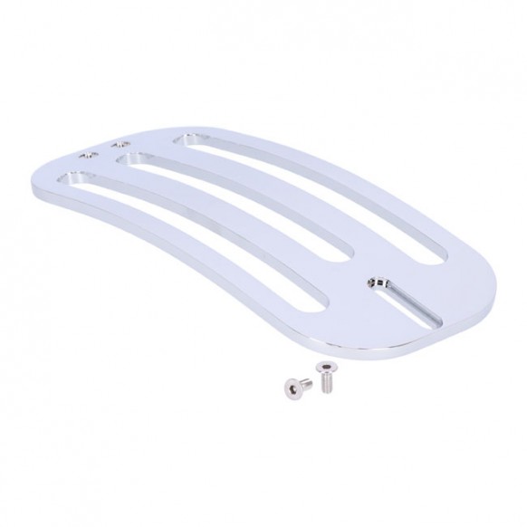Highway Hawk, solo rack Billet. Chrome