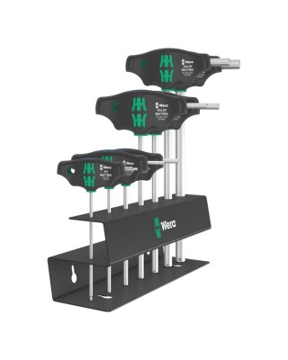 Wera screwdriver set T-handle Hex plus metric, 7 pieces