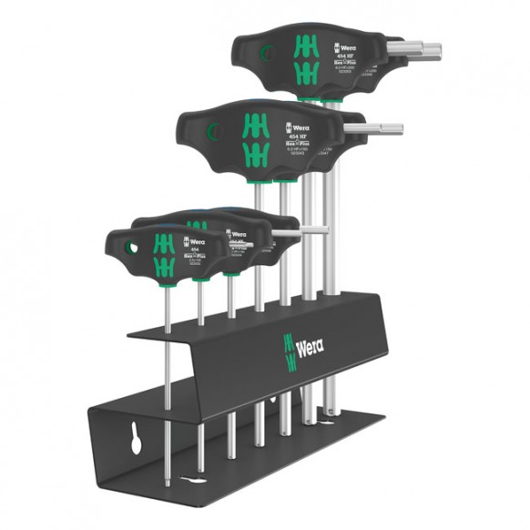 Wera screwdriver set T-handle Hex plus metric, 7 pieces