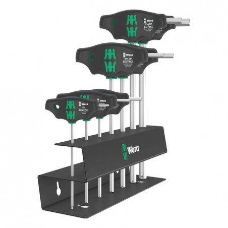 Wera screwdriver set T-handle Hex plus metric, 7 pieces