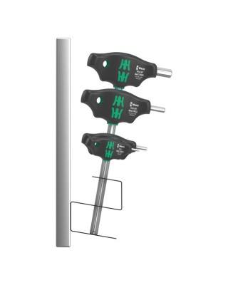 Wera screwdriver set T-handle Hex plus metric, 7 pieces