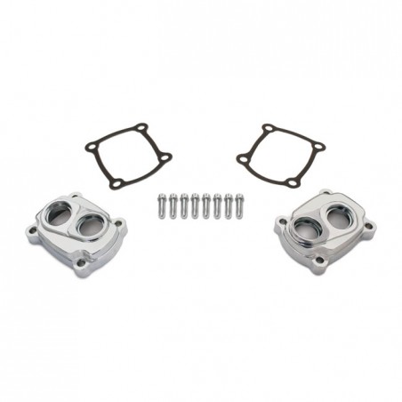 JIMS, M8 low profile tappet covers. Chrome 18-22 Softail 17-22 Touring, Trike