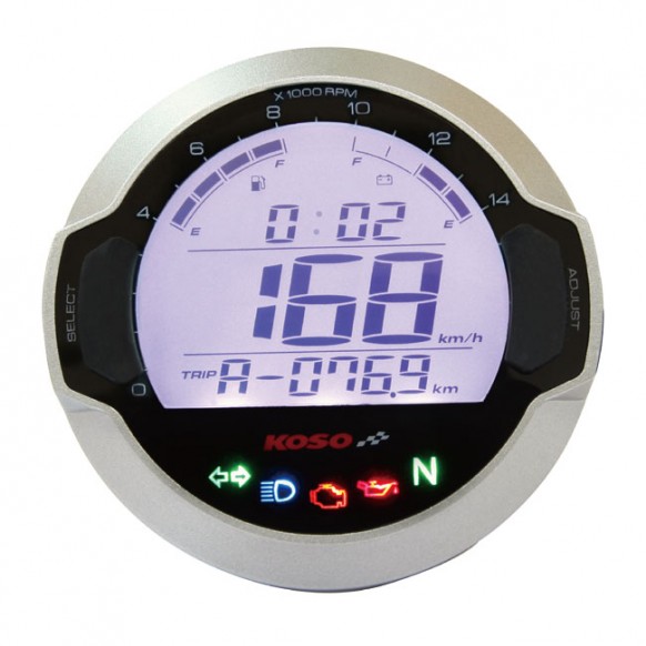 KOSO, D64 DL-03SR multifunctional speedo / tachometer Universal