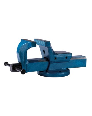 Kukko, parallel bench vise. Blue. 150mm jaw spread