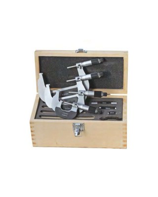 MIB, outside micrometer set, DIN 863. 0-100mm
