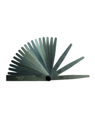 MIB, precision feeler gauge set. 15-piece. 0.05 to 1.00mm