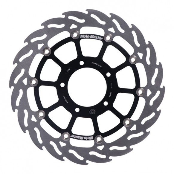 Moto-Master Flame series floating brake rotor TUV appr
