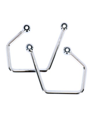 Highway Hawk, saddlebag support kit. Chrome