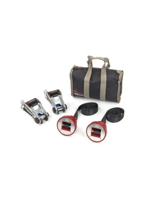 AceBikes, CapStrap BMW open axle tie-down system