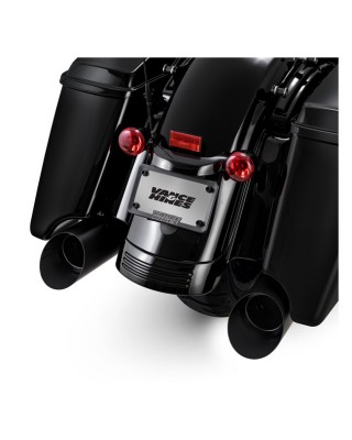 V&H, Backslash 450 slip-ons. Matte black 17-22 Touring 17-22 Tri Glide, Freewheeler