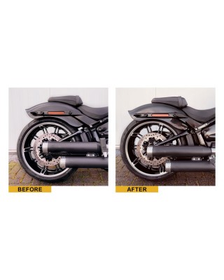 Kodlin, rear lowering kit M8. With Pre-Load adjuster knob 18-22 M8 Softail - with Pre-Load adjuster knob: FLHC/FLHCS Heritage C