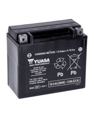 Yuasa, High performance AGM battery, YTX20HL-WC