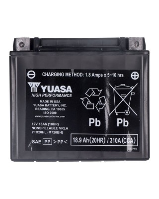 Yuasa, High performance AGM battery, YTX20HL-WC