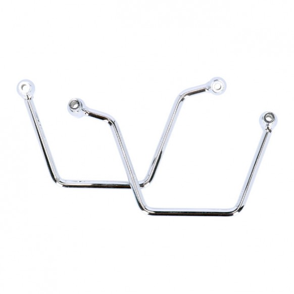 Highway Hawk, saddlebag support kit. Chrome