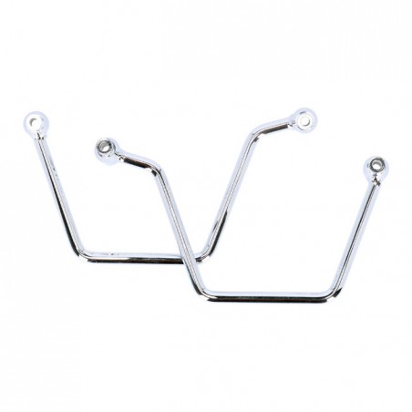 Highway Hawk, saddlebag support kit. Chrome