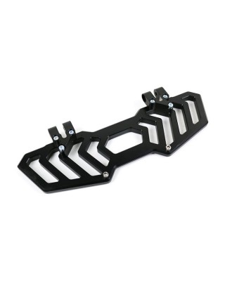 Kodlin, 'Track' floorboards. Black anodized 86-17 FL Softail 12-16 Dyna FLD Switchback 83-21 Touring, Trikes