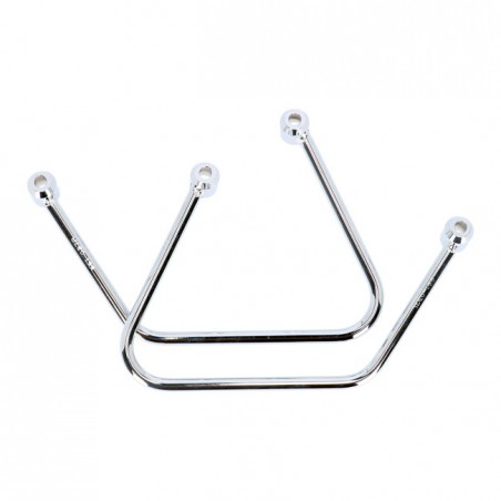 Highway Hawk, saddlebag support kit. Chrome