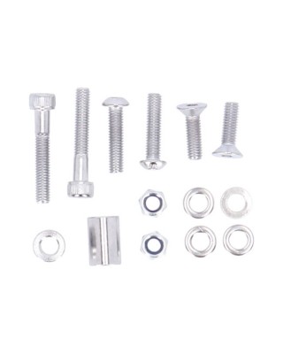 Highway Hawk, saddlebag support kit. Chrome