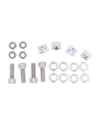 Highway Hawk, saddlebag support kit. Chrome
