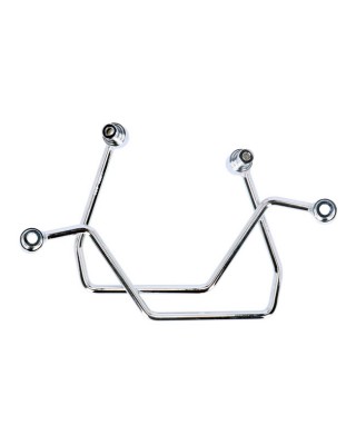 Highway Hawk, saddlebag support kit. Chrome