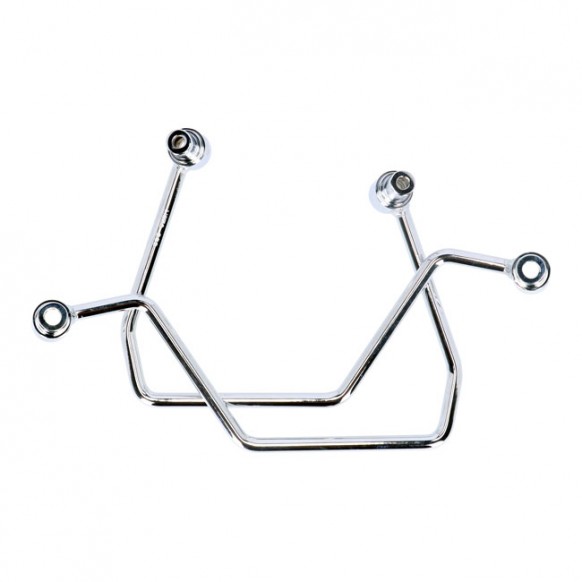 Highway Hawk, saddlebag support kit. Chrome